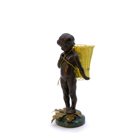 Vintage Nude with Basket