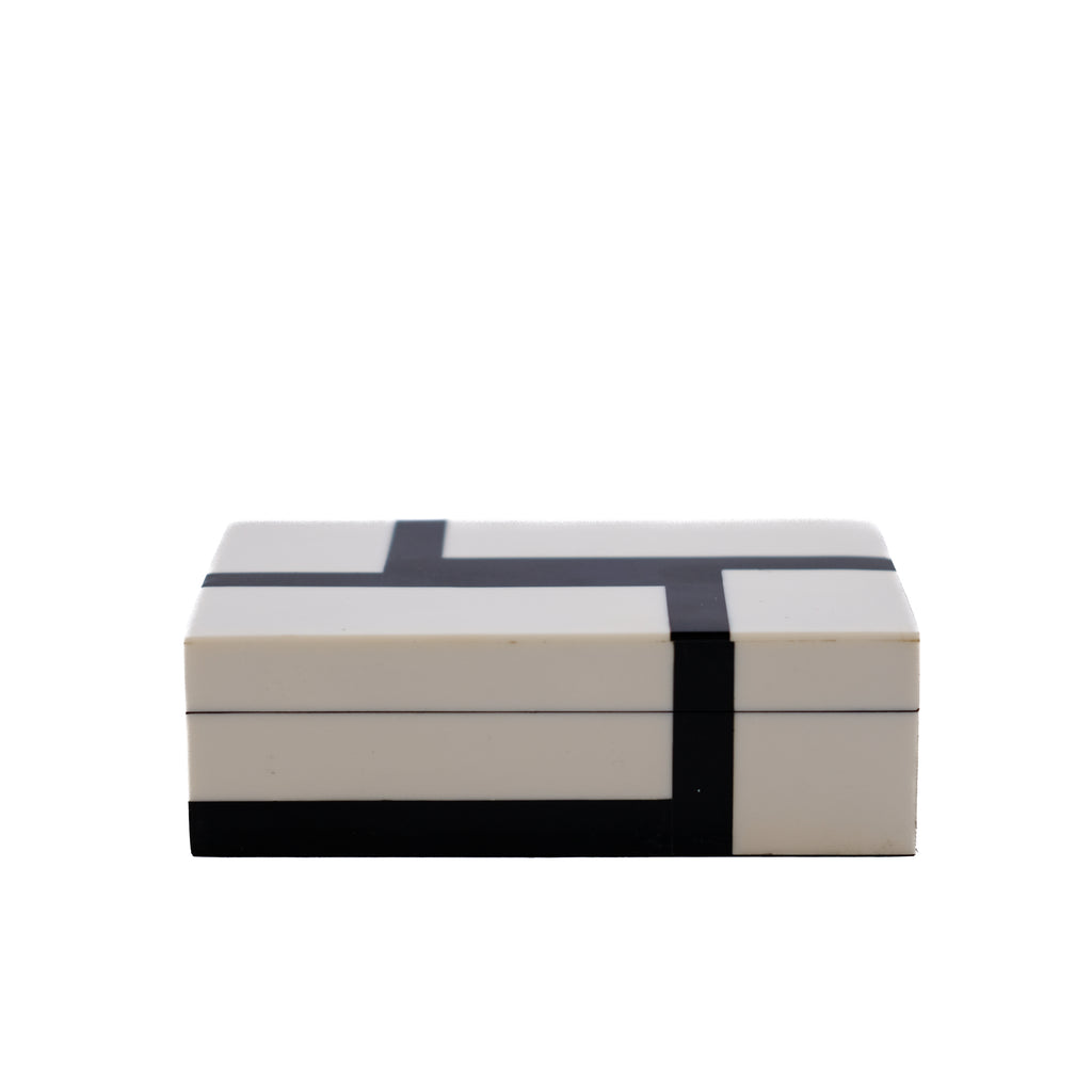 Mini Black and White Decorative Box