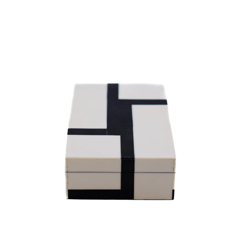 Mini Black and White Decorative Box