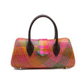 Pink Multi Woven Handbag