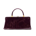 Vintage Plum Patent Handbag