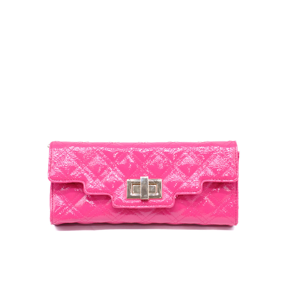 Lipstick Pink Clutch