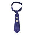 Navy Pin-dot Tie