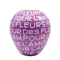 L’amour Pink Hand Lettered Vase