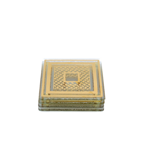 Gold Graphic Coasters