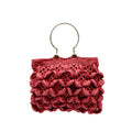 Haltered Pink Rattan Bag
