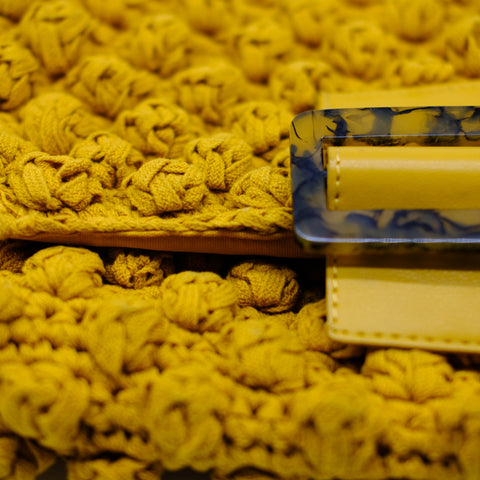 Yellow Crochet Bag