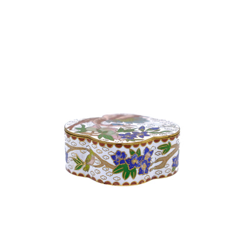 Enamel Bird Pill Box