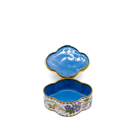 Enamel Bird Pill Box