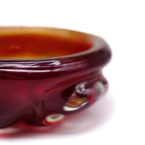 Round Ruby Bowl