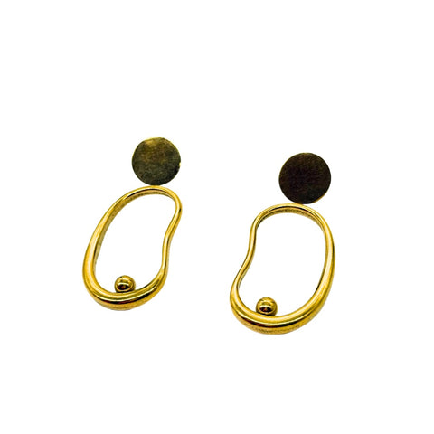 Shapes Gold Earrings