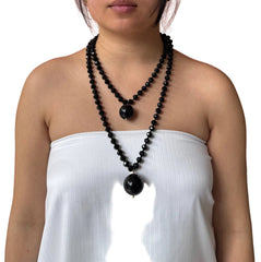 Bella Sphera Necklace Black