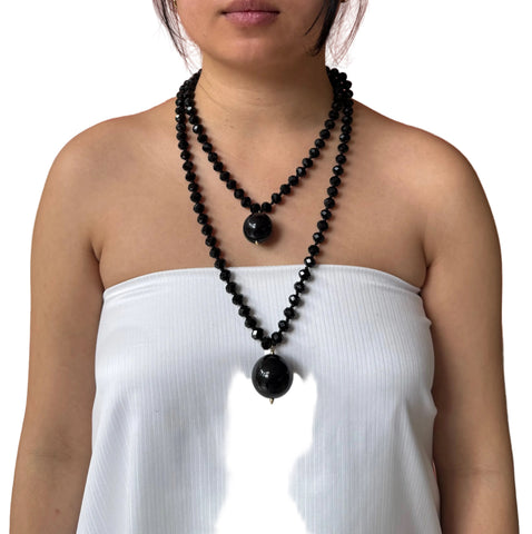 Bella Sphera Necklace Black