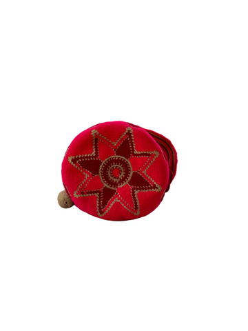 Mini Me Flower Top with Tagua Handle - Pink and Reds
