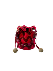Mini Me Flower Top with Tagua Handle - Pink and Reds