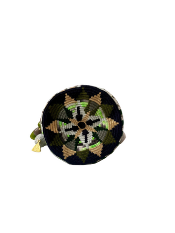 Mini Me with Tagua Handle - Greens and Grey