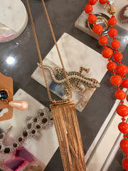 Vintage Long Tassels Necklace