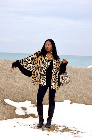 Cheetah Print Shawl