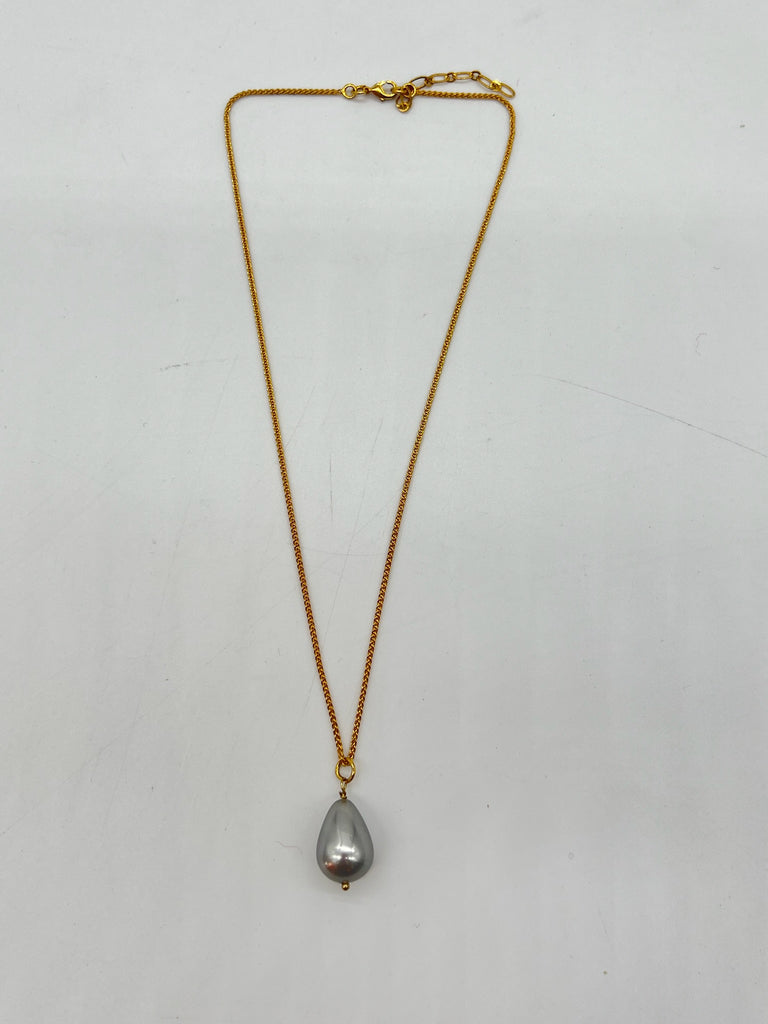 Silver Pearl Necklace