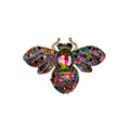 Butterfly Vintage Brooch Multicolor