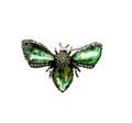 Butterfly Vintage Brooch Green