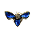 Butterfly Vintage Brooch Blue