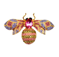 Bumble Bee Vintage Brooch Pinks