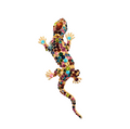 Salamander Vintage Brooch Multicolor