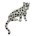 Leopard Vintage Brooch B&W