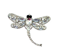 Dragonfly Vintage Brooch Silver