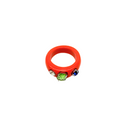Vintage Acrylic Ring Orange