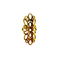 SS Ring with Flower Pattern