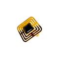 SS Ring with Square Pattern