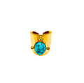 Vintage SS Ring w Turquoise Stone