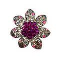 Vintage Pink Flower Brooch