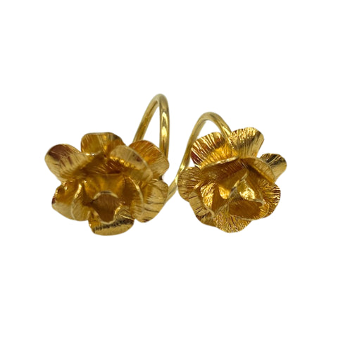 Small Flower Gold Ring