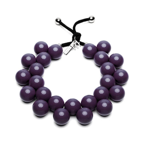 Color Necklace with Resin Balls