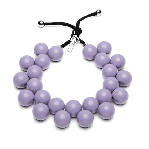 Color Necklace with Resin Balls