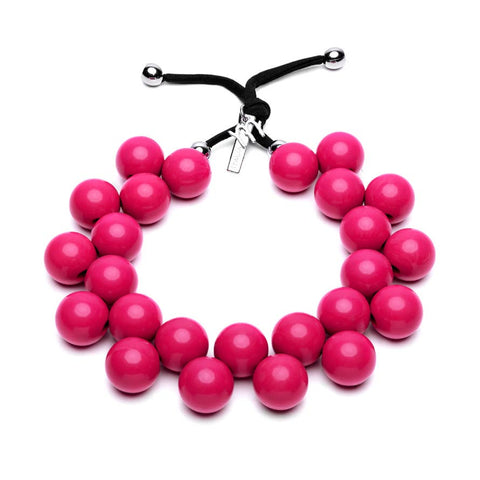 Color Necklace with Resin Balls