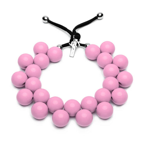 Color Necklace with Resin Balls