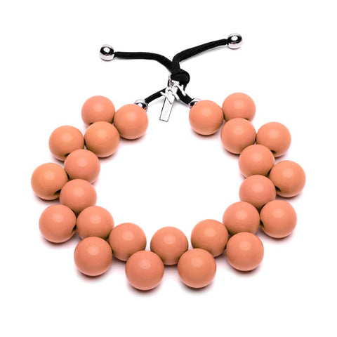 Color Necklace with Resin Balls