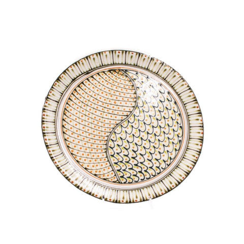 Vintage Hand Painted Serving Platter