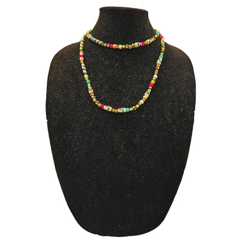 Beaded Wrap Necklace