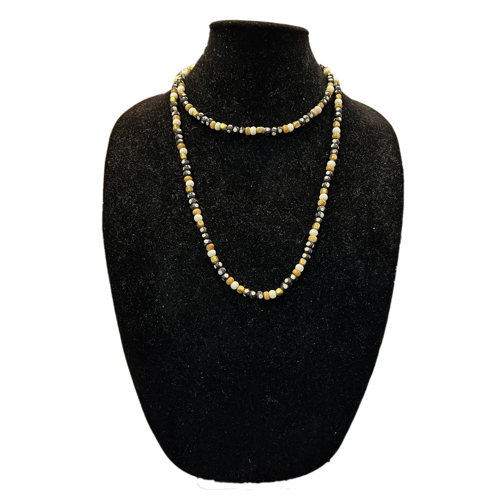 Beaded Wrap Necklace