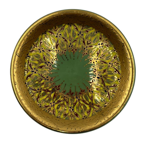 Vintage Small Green Accent Dish