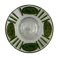 Vintage Green Greek Glass Bowl