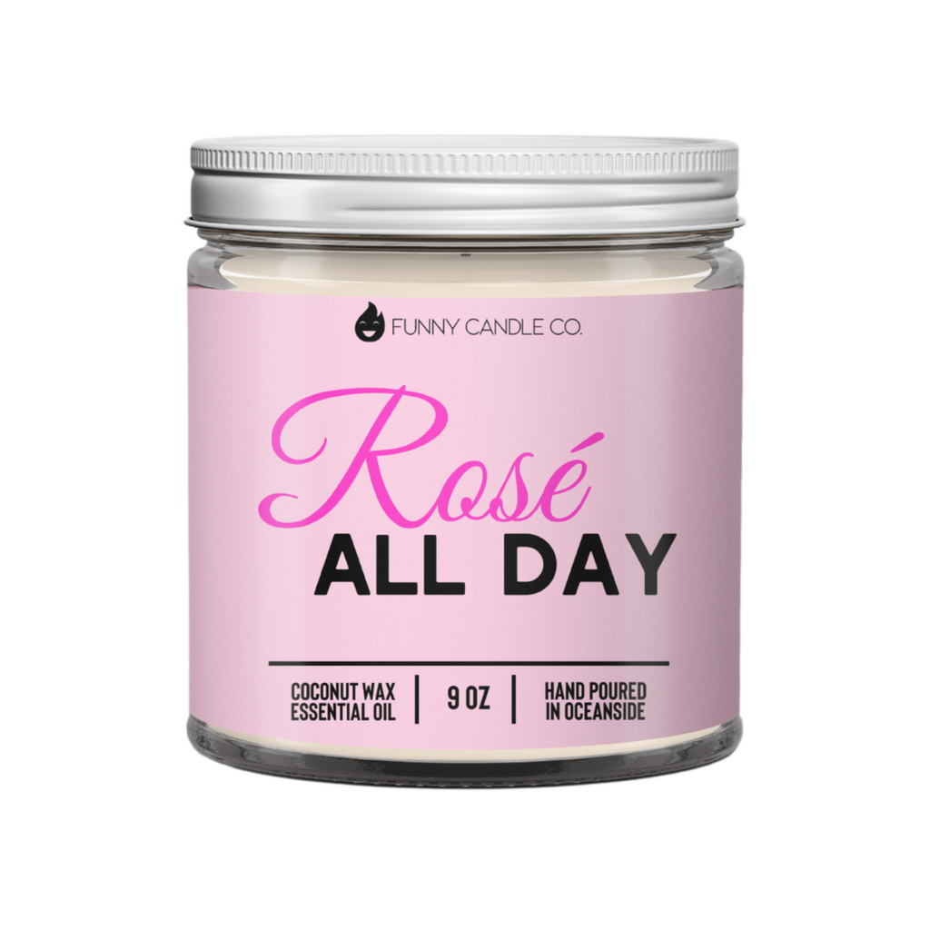 Rosé all day 9oz Candle