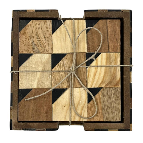Wood and Bone Coasters