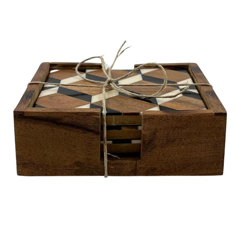 Wood and Bone Coasters