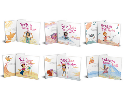 Pack of 3 Queen Girls Books